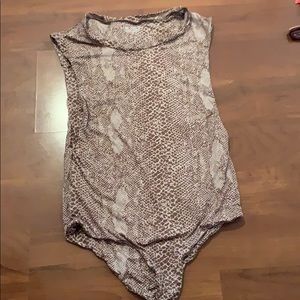 NWOT Acacia Swimwear Cloud 9 one piece -Dark Snake